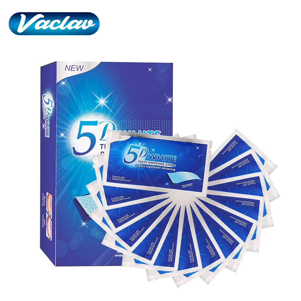 Teeth Whitening With Peroxide - 5D White Teeth Whitening Strip Whitening