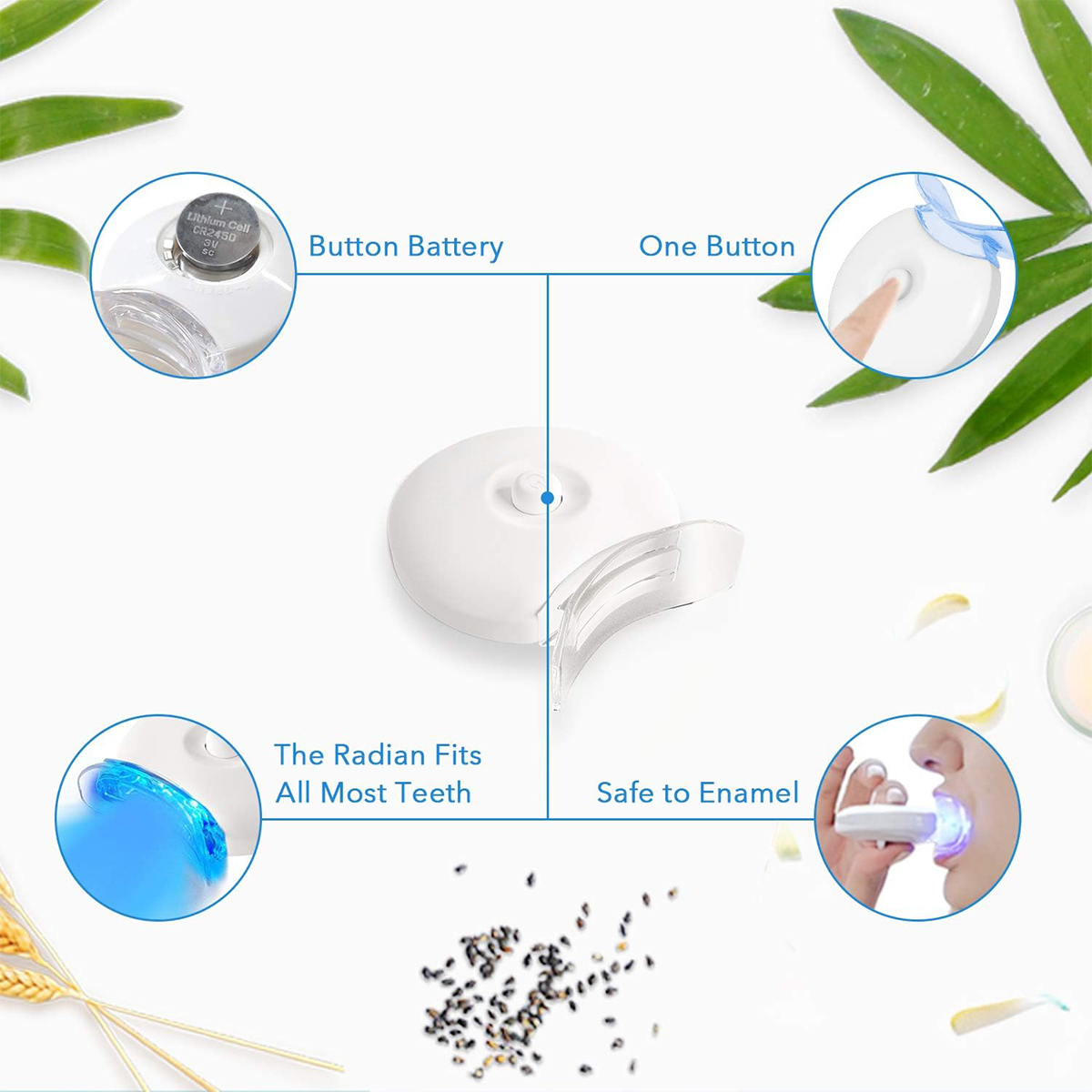 Teeth Whitening Kit - 5X LED L - Teeth Whitening With Peroxide ulasan dan harga