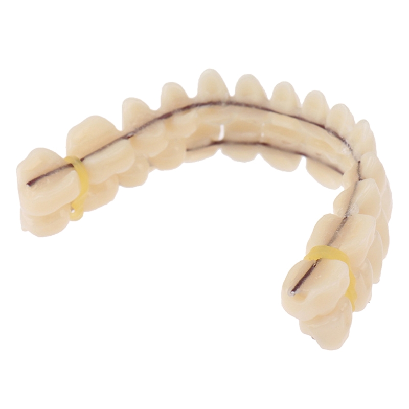 Resin Teeth Denture Upper Lowe - Teeth Whitening Mask ulasan dan harga