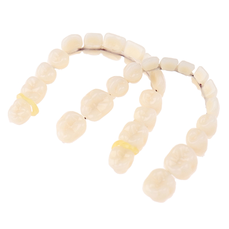 Resin Teeth Denture Upper Lowe - Teeth Whitening Mask ulasan dan harga
