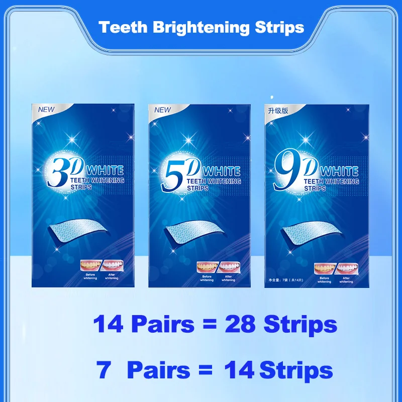 2box 3D/5D/9D Teeth Whitening  - Whitening Strip 3D ulasan dan harga
