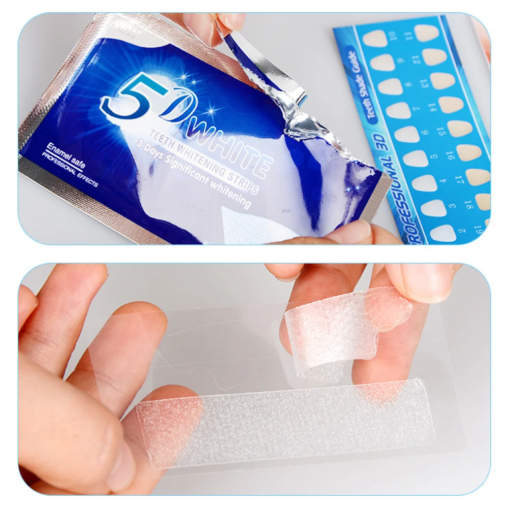 2box 3D/5D/9D Teeth Whitening  - Whitening Strip 3D ulasan dan harga