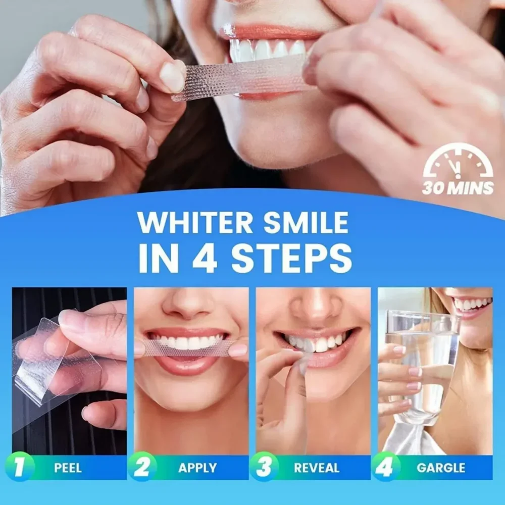 7Pair/Pack Teeth Whitening Str - Whitening Strip 3D ulasan dan harga