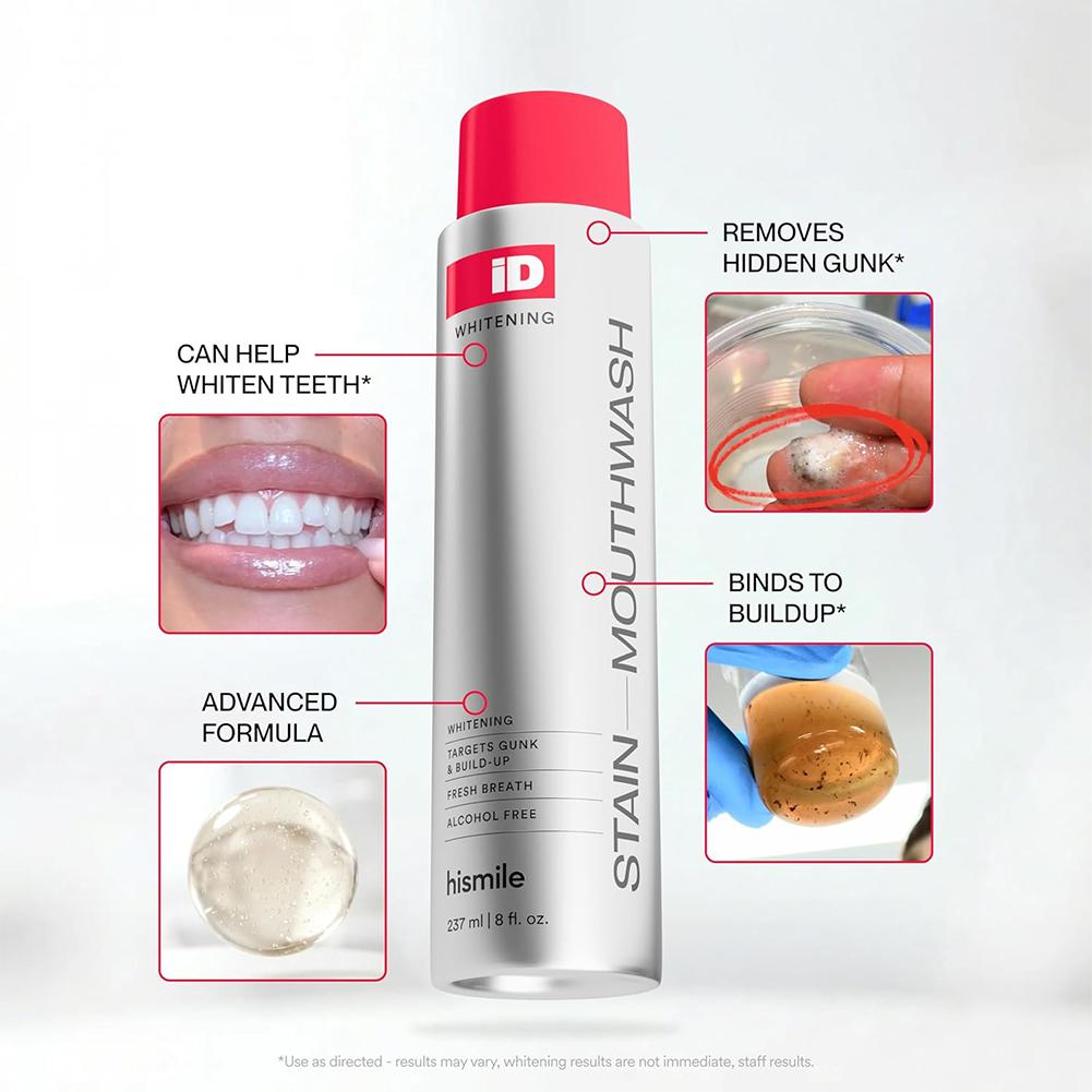 Hismile iD Alcohol Free Mouthw - Teeth Whitening Hismile ulasan dan harga