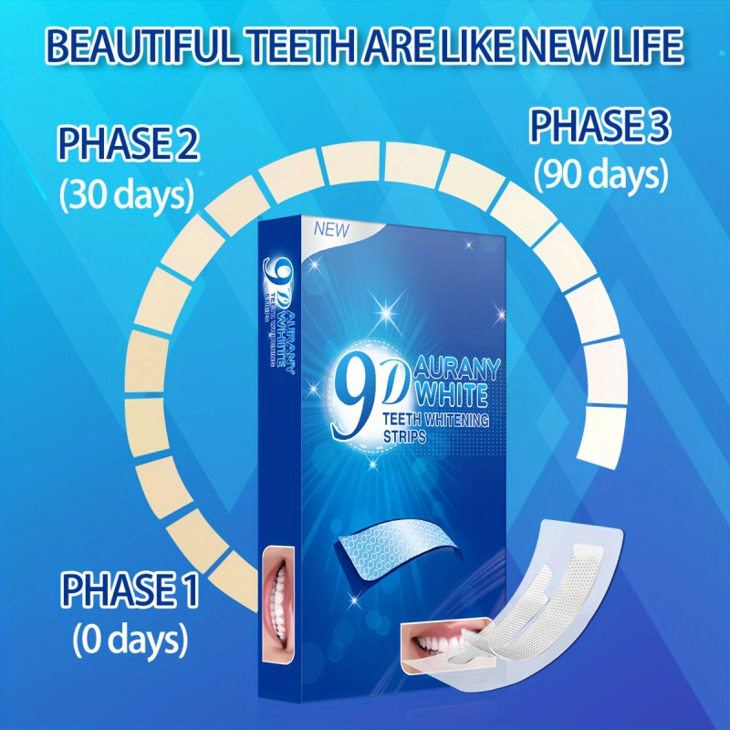 21 Pairs of 9D Aurany White Te - Teeth Whitening With Peroxide ulasan dan harga