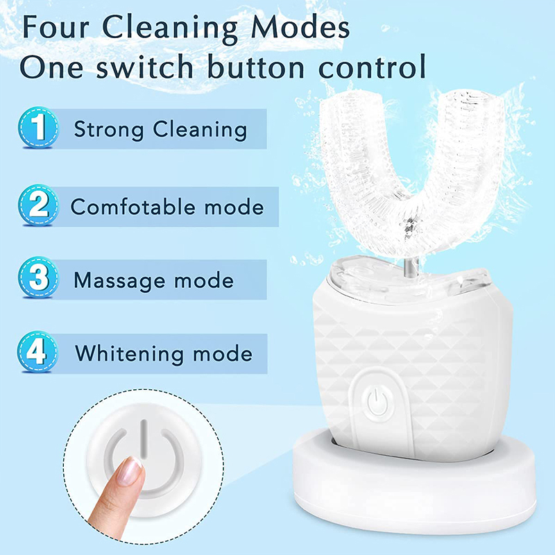 U-Shaped Rechargeable Light Qu - Teeth Whitening Levels ulasan dan harga
