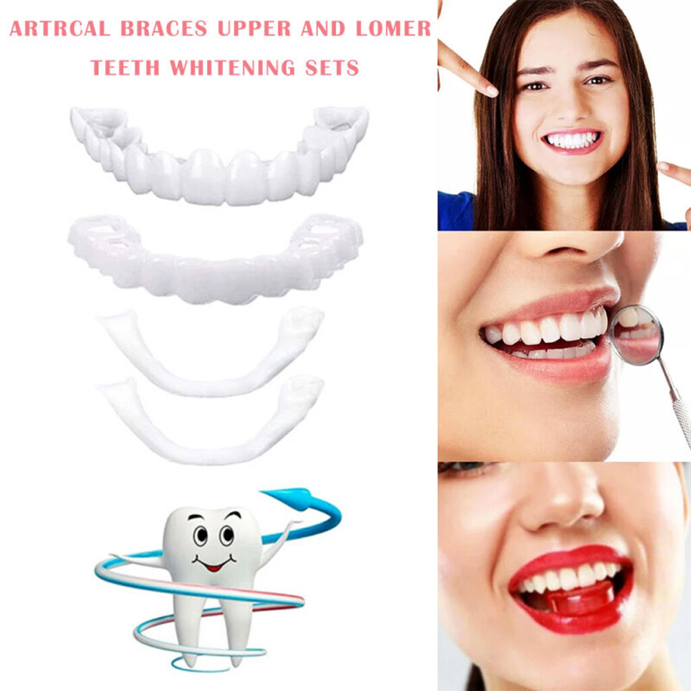 4-6 Pairs Upper&Lower Jaw Dent - Teeth Whitening Mask ulasan dan harga