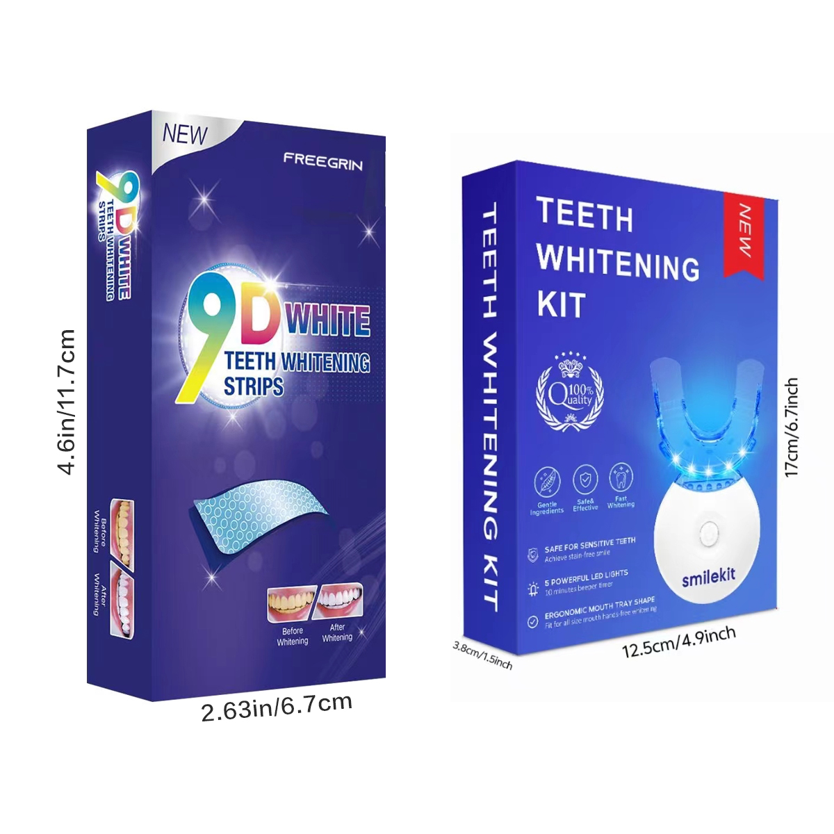 Teeth Whitening Kit - 5X LED L - Teeth Whitening Levels ulasan dan harga