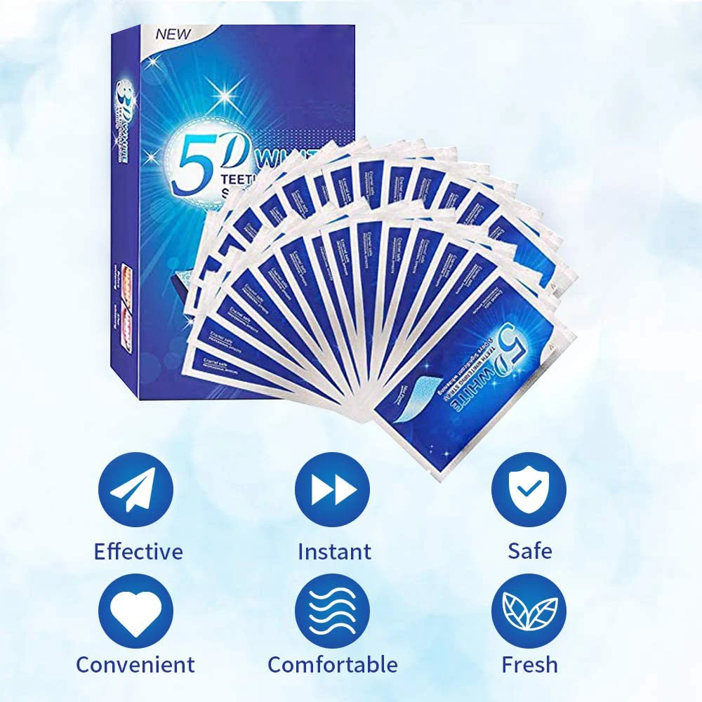 Teeth Whitening Stickers 3D/5D - Whitening Strip 3D ulasan dan harga