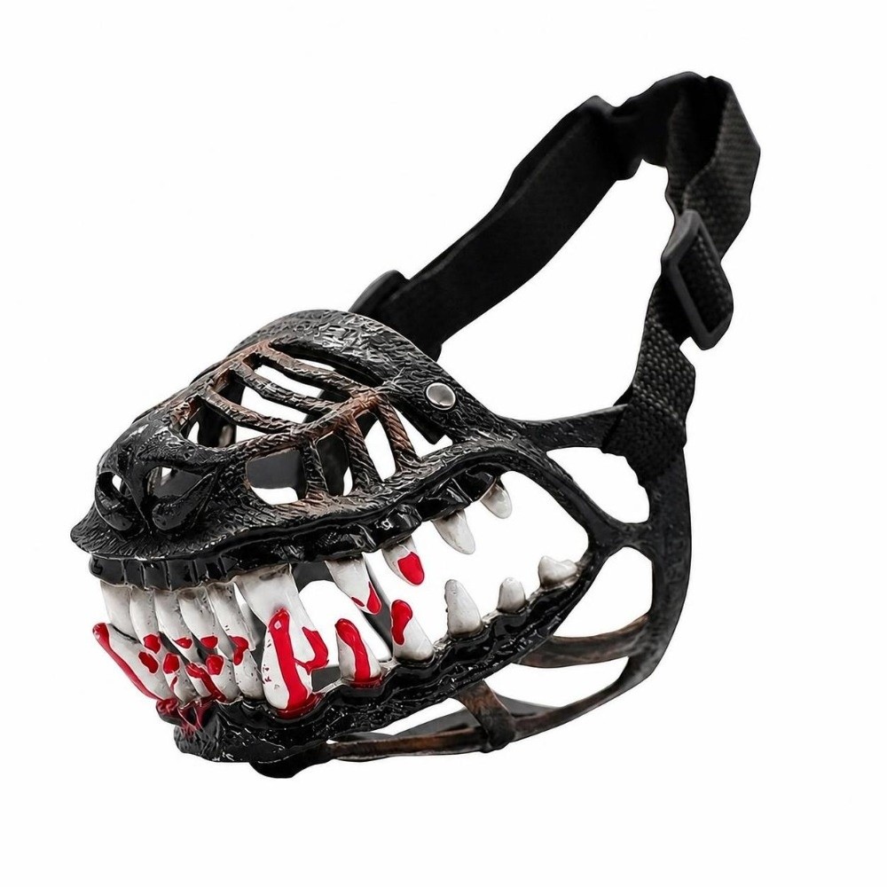 Spooky Latex Scary Dog Muzzle  - Teeth Whitening Mask ulasan dan harga