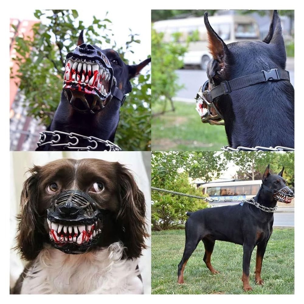 Spooky Latex Scary Dog Muzzle  - Teeth Whitening Mask ulasan dan harga