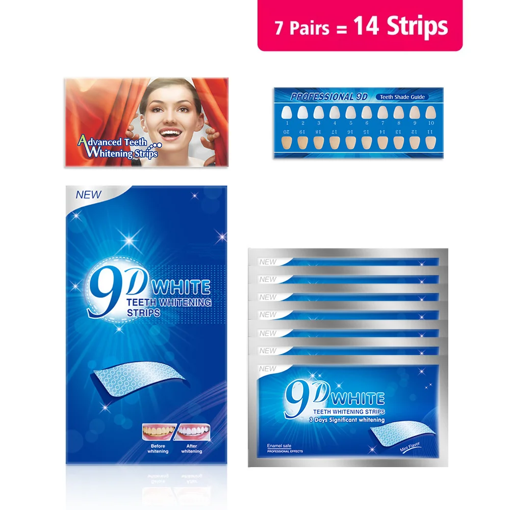 3D/5D/9D Teeth Whitening Strip - Whitening Strip 3D ulasan dan harga