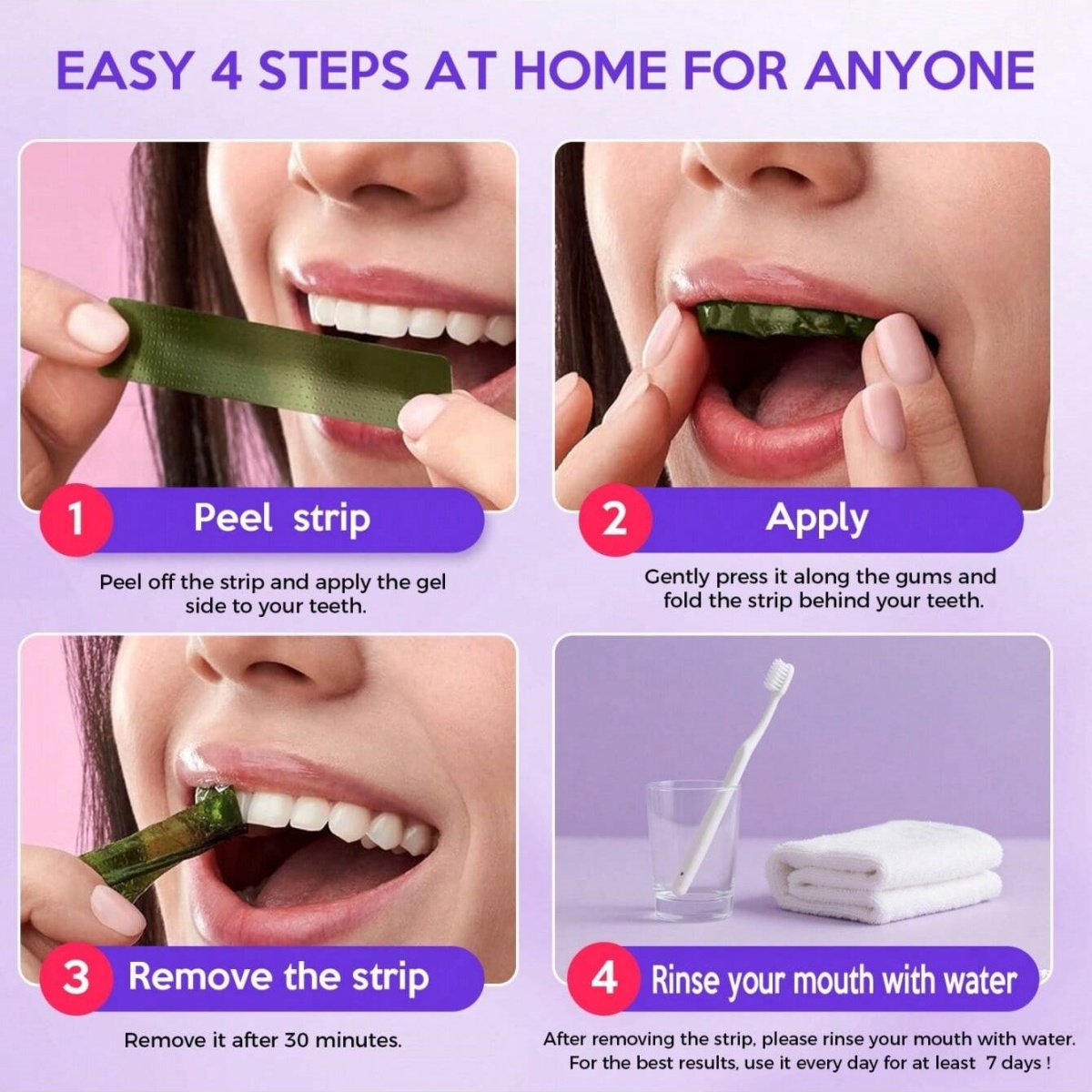 Deluxe Whitening Teeth Sticker - Teeth Whitening With Peroxide ulasan dan harga
