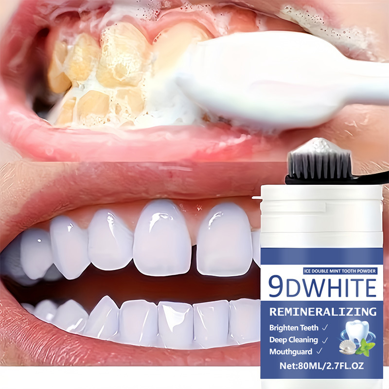 9D Purple Teeth Whitening Powd - Teeth Whitening Dental ulasan dan harga