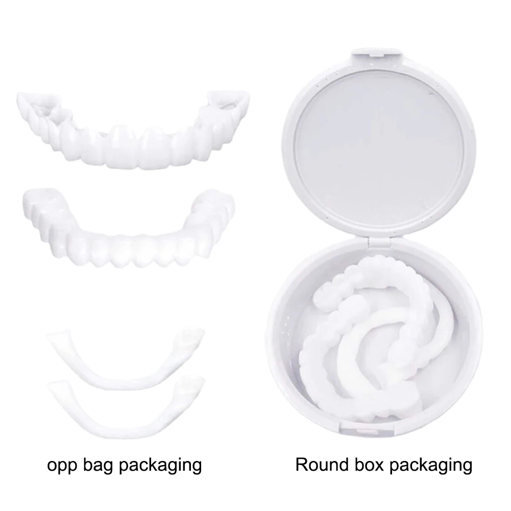 2 Pairs Dentures Teeth Denture - Teeth Whitening Mask ulasan dan harga