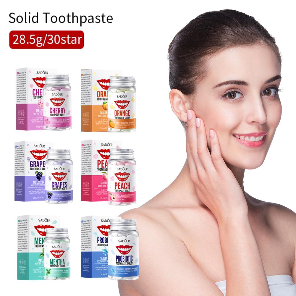 Mint Solid Toothpaste Tablets  - Teeth Whitening Levels ulasan dan harga